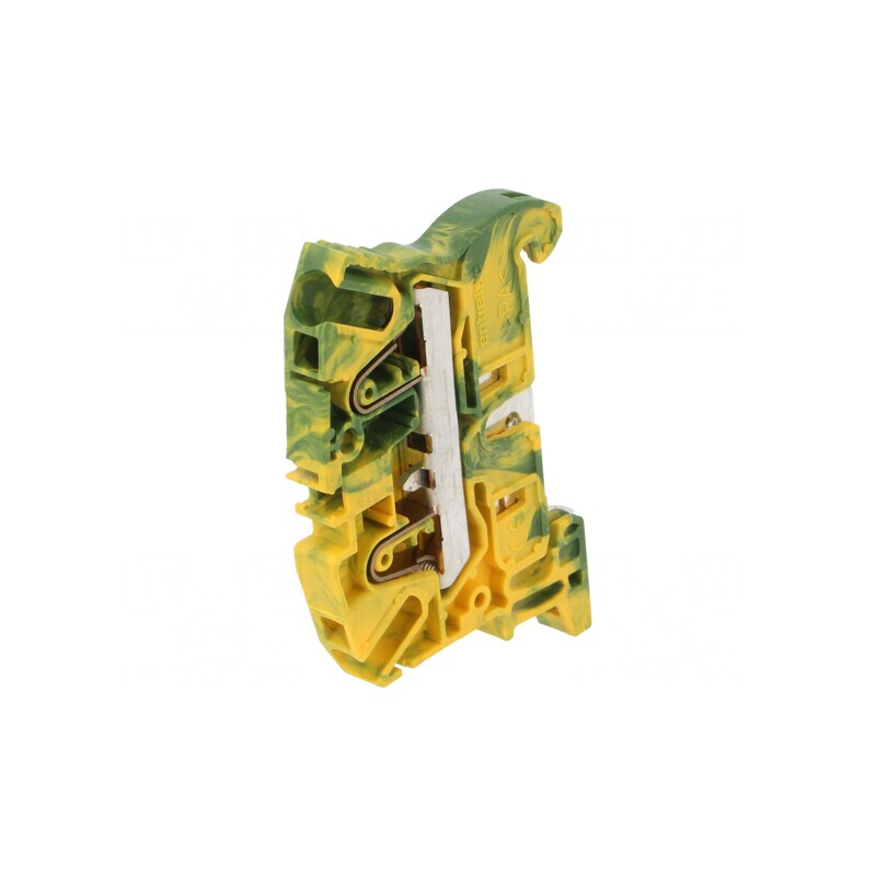 Terminal Îmbinare Șine 0,5-4mm2 2 Borne Galben-Verde | Electronic-mag.ro | Componente Electronice
