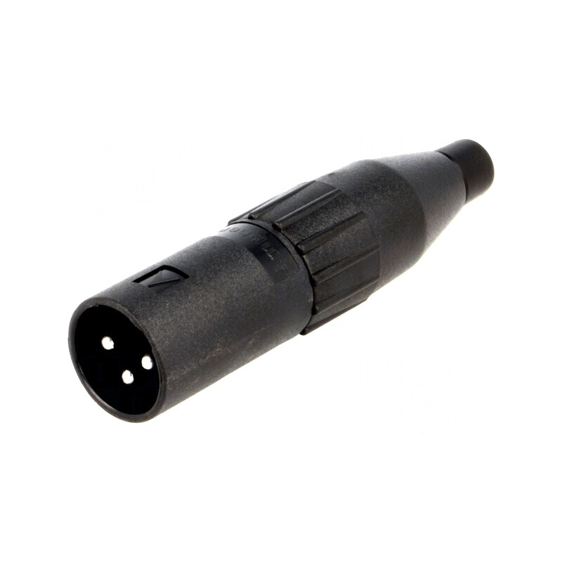 Mufă XLR Tată 3-Pin pentru Cablu | Electronic-mag.ro | Componente Electronice