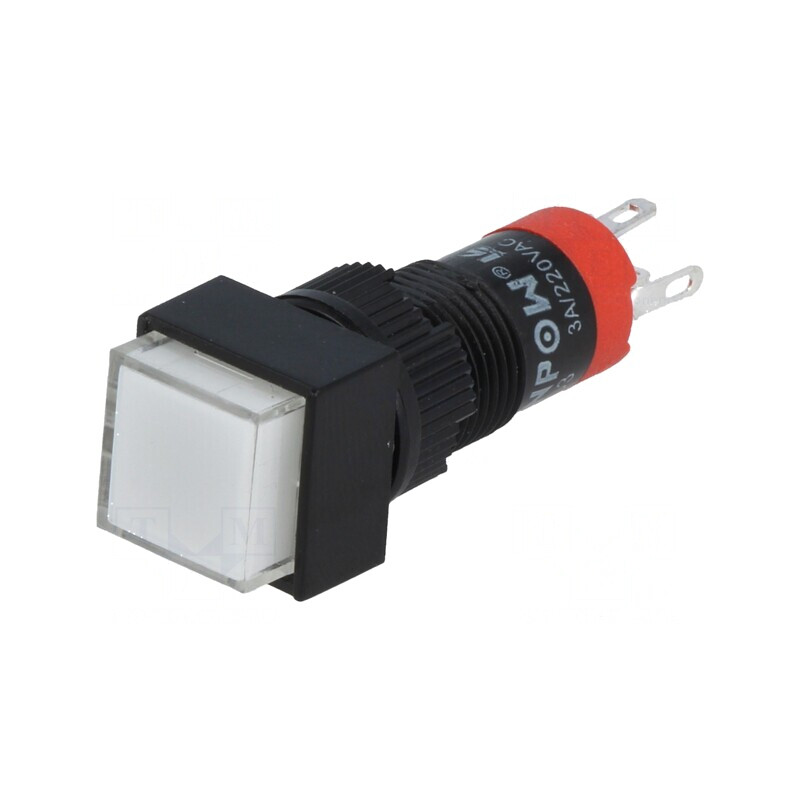 Comutator apăsare 2 poziții SPDT 0,5A 250V IP40 | Electronic-mag.ro | Componente Electronice