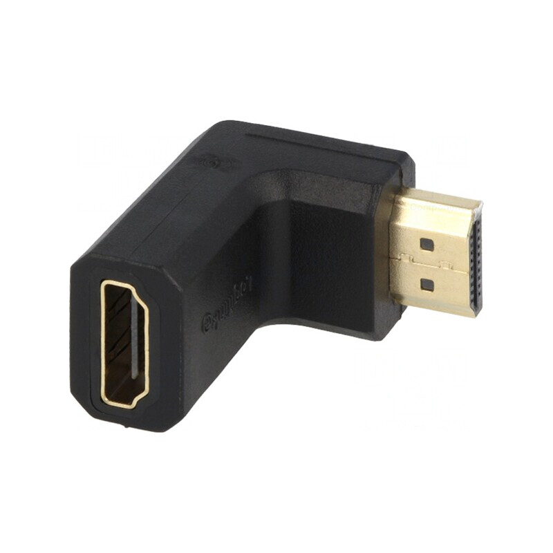 Adaptor HDMI Soclu 90° Negru | Electronic-mag.ro | Componente Electronice Adaptor HDMI Soclu 90° Negru | Electronic-mag.ro | Componente Electronice
