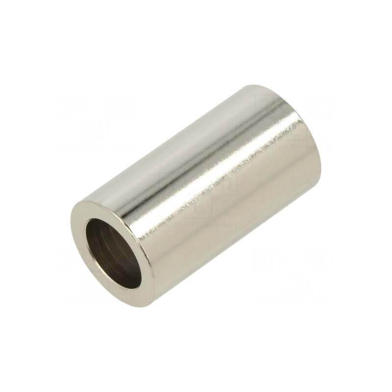 Manşon distanţier cilindric alamă nichel 30mm | Electronic-mag.ro | Componente Electronice