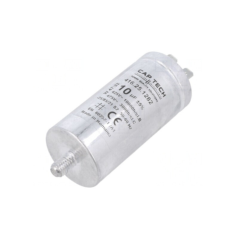Condensator Motor 10uF 425VAC ±5% | Electronic-mag.ro | Componente Electronice Condensator Motor 10uF 425VAC ±5% | Electronic-mag.ro | Componente Electronice