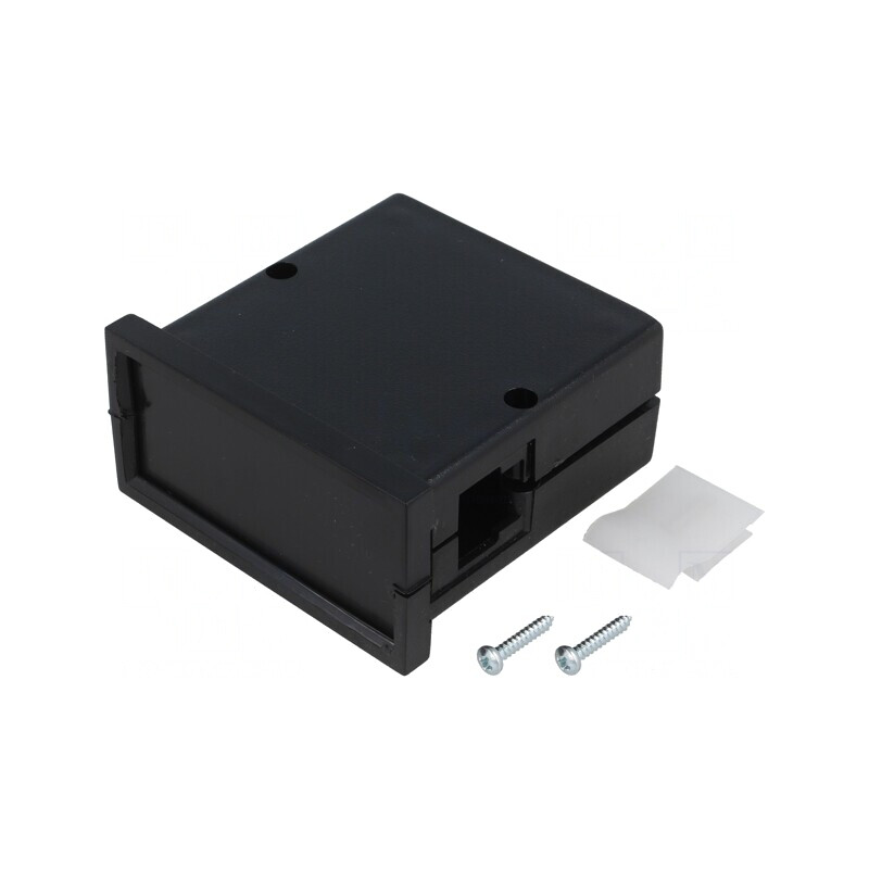 Carcasă ABS Neagră cu Răsucire 72x72x36mm | Electronic-mag.ro | Componente Electronice