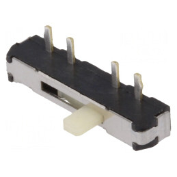 Comutator glisant 3 poziții 0,3A 4VDC PCB THT | Electronic-mag.ro | Componente Electronice