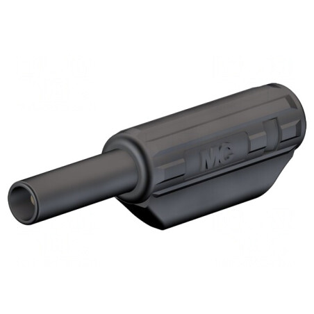 Mufă Banană 2mm 10A 600V Neagră Aurie Lipire 36mm | Electronic-mag.ro | Componente Electronice