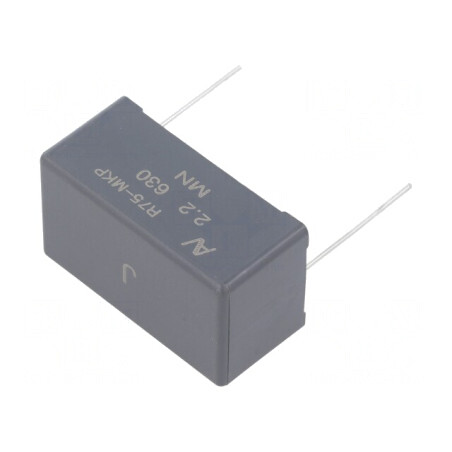 Condensator Polipropilenă 2.2uF THT ±5%  | Electronic-mag.ro | Componente Electronice