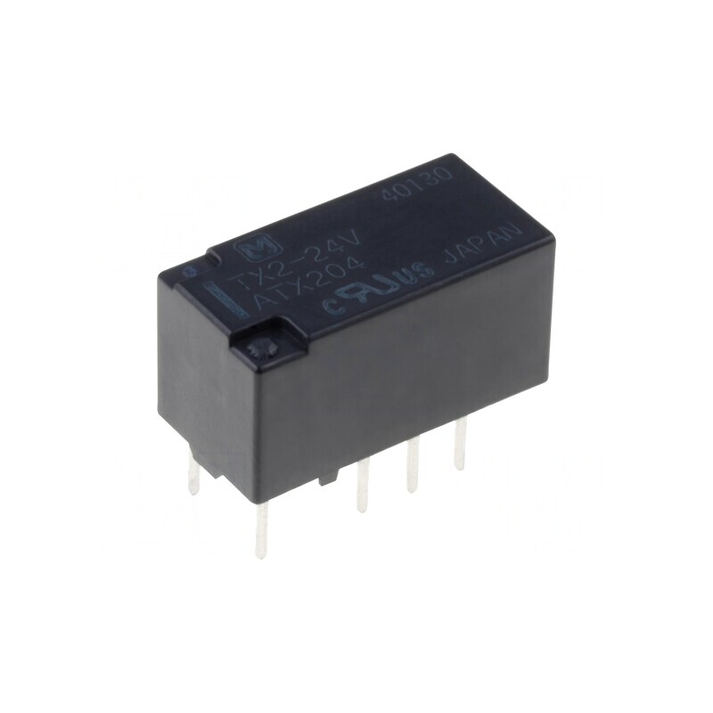 Releu Electromagnetic DPDT 24VDC 2A | Electronic-mag.ro | Componente Electronice