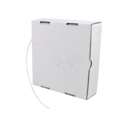 Manșon Termocontractabil Alb 1.6mm 2:1 | Electronic-mag.ro | Componente Electronice