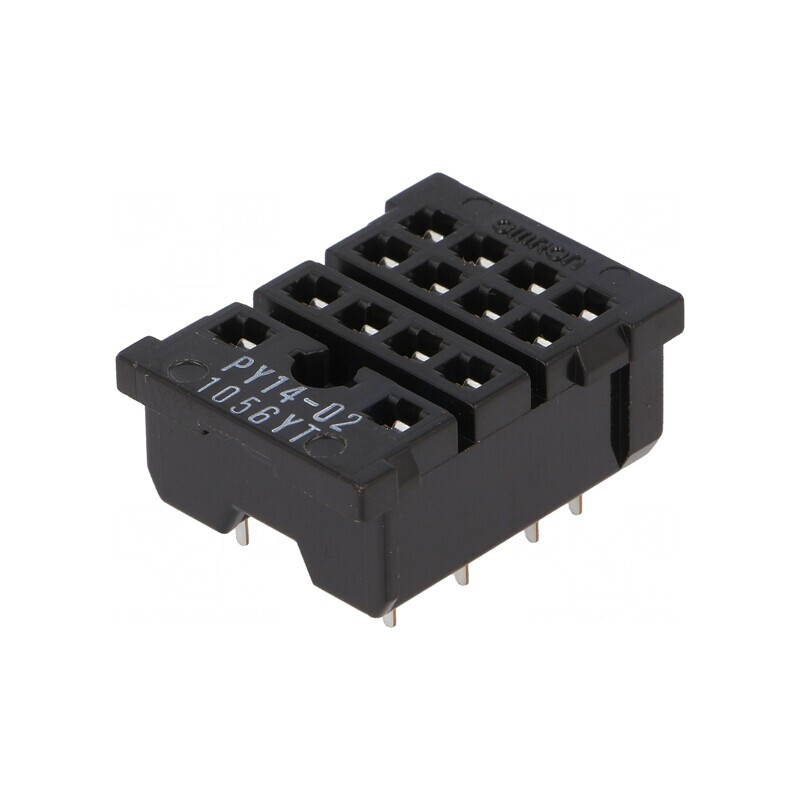 Stativ pentru relee H3YN-2, H3YN-4, MY4, MY4N, PY14-02 PCB 250VAC | Electronic-mag.ro | Componente Electronice