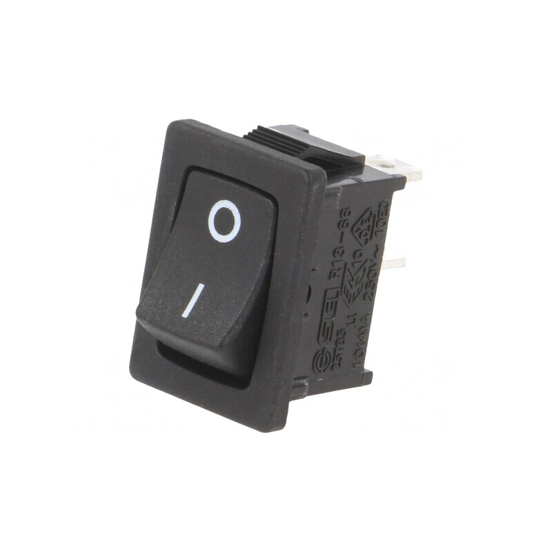 Comutator Balansoar SPST 10A 24VDC Negru | Electronic-mag.ro | Componente Electronice