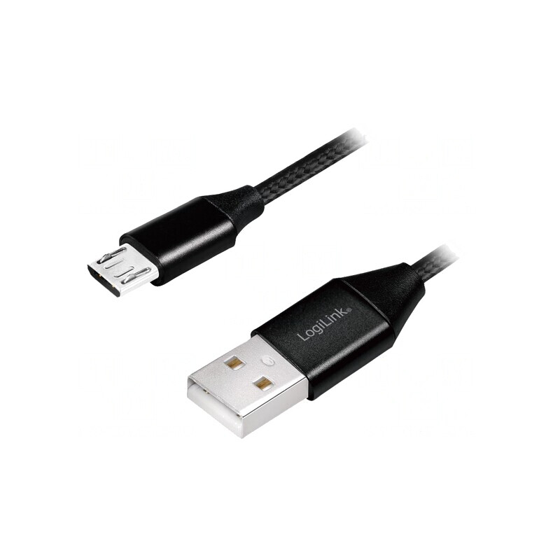 Cablu USB 2.0 A la Micro B 0.3m Negru | Electronic-mag.ro | Componente Electronice Cablu USB 2.0 A la Micro B 0.3m Negru | Electronic-mag.ro | Componente Electronice
