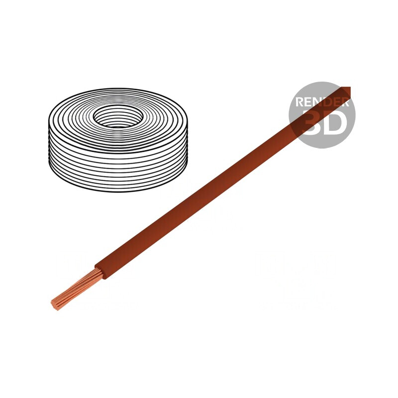Cablu Electric Litat Cu 6mm2 Maro 450V/750V | Electronic-mag.ro | Componente Electronice Cablu Electric Litat Cu 6mm2 Maro 450V/750V | Electronic-mag.ro | Componente Electronice