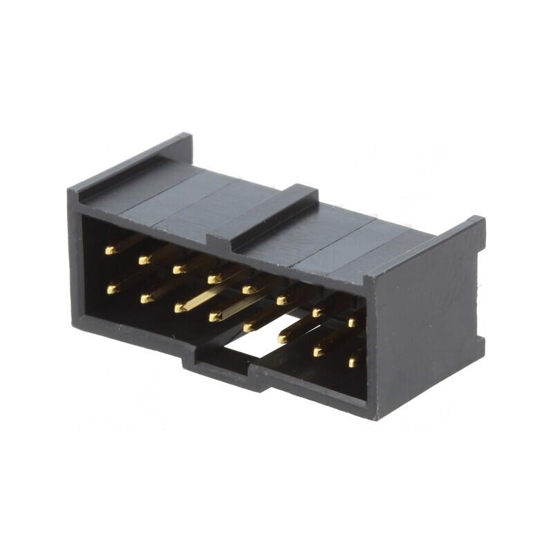 Soclu Dreptunghiular C-Grid III 2,54mm 16 PIN THT Aurit | Electronic-mag.ro | Componente Electronice