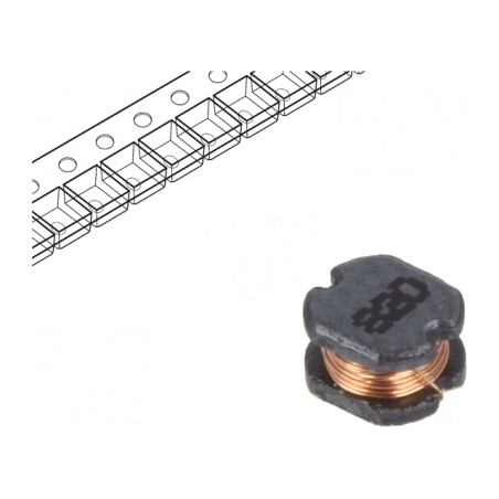 Inductor SMD 82uH 2.8Ω 40-125°C 3.1x3.5x2.1mm | Electronic-mag.ro | Componente Electronice