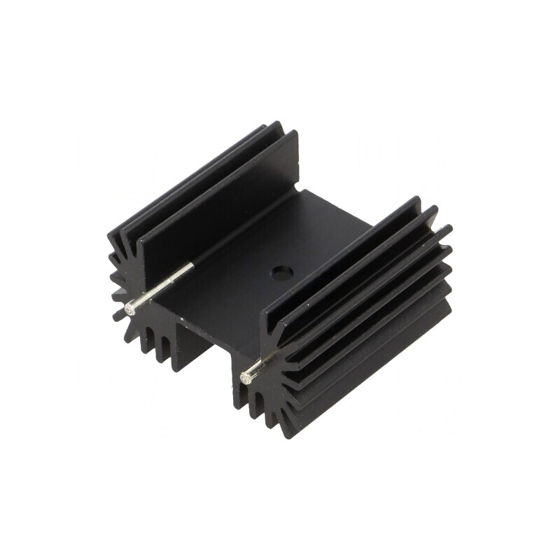 Radiator Extrudat TO220 Negru 25.4mm x 41.91mm x 38.1mm | Electronic-mag.ro | Componente Electronice