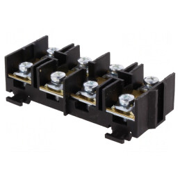 Regletă Conexiuni Terminal cu Şurub 16mm2 76A 4 Piste | Electronic-mag.ro | Componente Electronice