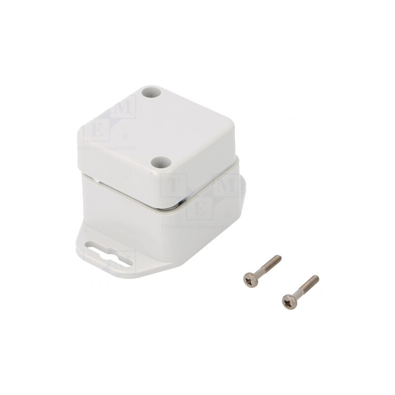 Carcasă Universală ABS Gri Deschis 45x45x40mm | Electronic-mag.ro | Componente Electronice