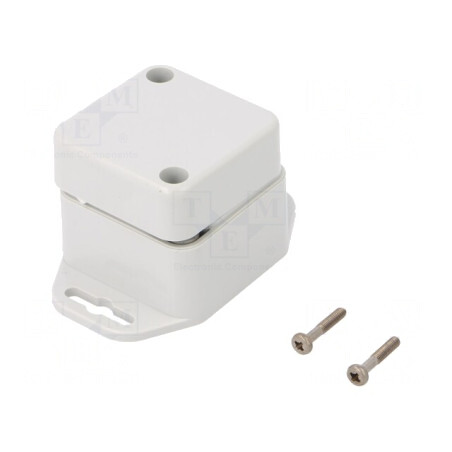 Carcasă Universală ABS Gri Deschis 45x45x40mm | Electronic-mag.ro | Componente Electronice